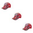 thumbnail image 4 of Maytalsory 1/2/3/5 Comfortable Ball Cap For Women - Fashionable With Sun Protection Universal Size bright red 3PCS, 4 of 6