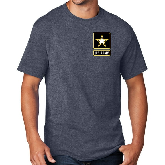 Men's United States Army T-shirt, 3XL Heather Navy Blue - TALL
