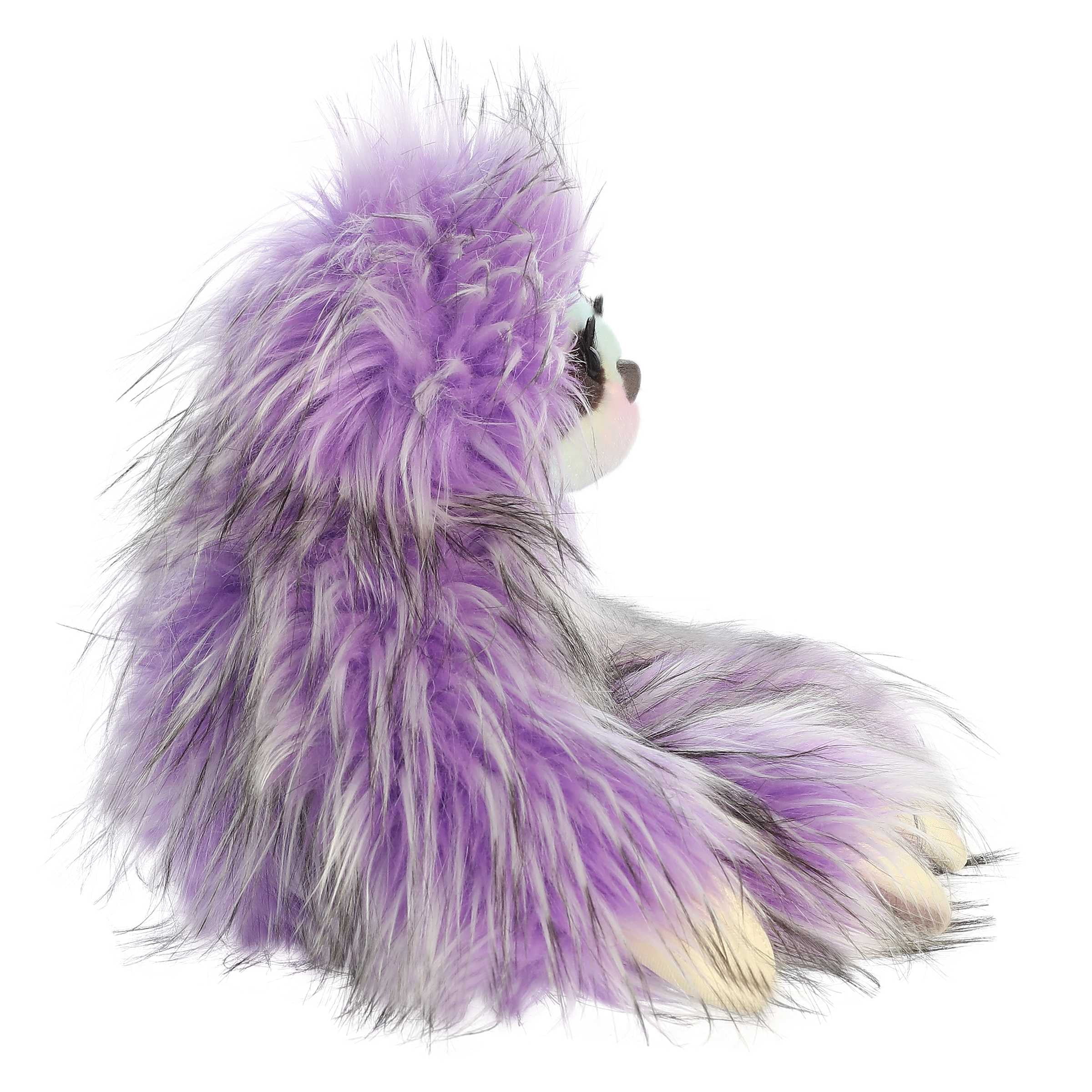 Aurora - Large Purple Luxe Boutique - 14" Amethyst Sloth - Exquisite Stuffed Animal