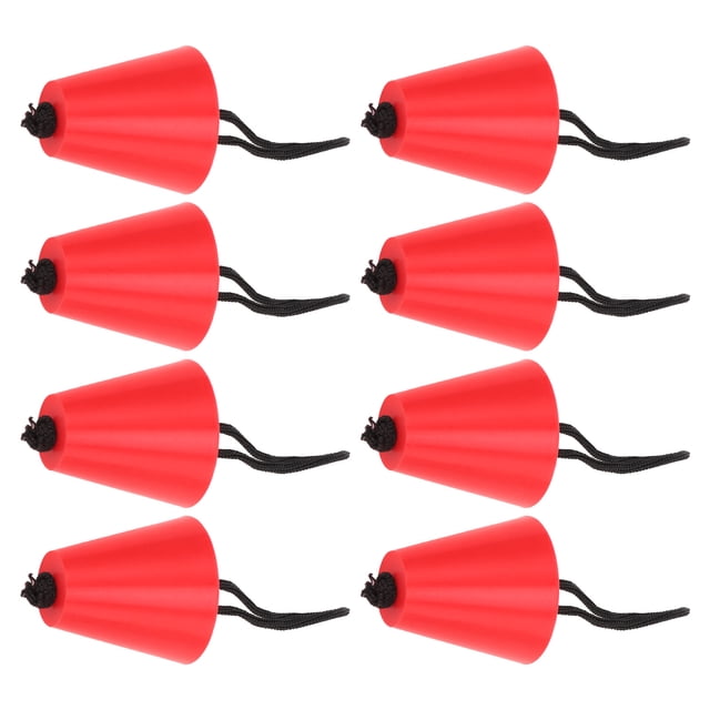 Kayak Scupper Plug Scupper Plug Kit Drain Hole Bung 8Pcs/Set Kayak Scupper Plug Silicone Drain Hole Bung Stopper With Lanyard For Canoe
