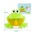 ZIOBLW Frog Bubble Machine for Baby Bath Toys, Musical Bathtub Bubble