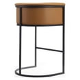thumbnail image 5 of Manhattan Comfort Cosmopolitan 29.5" Faux Leather Barstool in Camel (Set of 3), 5 of 6