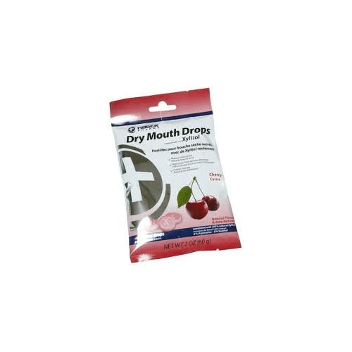 Hager Pharma Dry Mouth Drops with Xylitol, Cherry, 2 oz, 6 Pack