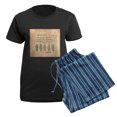 thumbnail image 5 of CafePress - Retired Teacher INSPIRE PILL Women's Dark Pajamas - Women's Short Sleeve Print T-Shirt and Pants Dark Cotton Pajama Set, 5 of 7