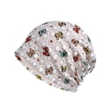 thumbnail image 1 of Qarigey Gorro de turbante de encaje versátil para opciones de sombreros elegantes Gorro de dormir suave con turbante de encaje de gorro de Sombreros modelo-blanco, 1 of 6