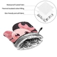 thumbnail image 6 of Cauagu Chibi Axolotl Sakura Fantasy Print Oven Mitts and Pot Holders 4 pcs Set,Extra Thicken Long Kitchen Oven Glove Potholders BBQ Gloves-Oven Mitts and Pot Holders(11 Inch), 6 of 6