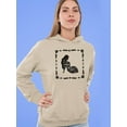 thumbnail image 2 of Girl W Floral Tattoos Art Hoodie Women -Image by Shutterstock, Female 3X-Large, 2 of 4