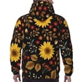 thumbnail image 7 of Salouo Sunflowers Leaves Pattern Men's Fall Hoodie Sweatshirt,Sport Hoodie with Pockets for Men Pullover Casual Hooded Sweatshirt-Large, 7 of 7