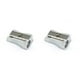 thumbnail image 2 of Methold Metal Mini Pencil Sharpeners School Tools Office Manual Bulk Pencils Alloy Silver Classical Learning Sharpening Plata 2piezas, 2 of 6