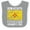 Heather and White, variant on Inktastic Established January 6, 1912 New Mexico Flag Boys or Girls Baby Bib