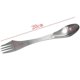 thumbnail image 2 of DGLQMYX - Juego de cubiertos de titanio para picar (2 piezas, tenedor, tenedor de cocina, 1 cuchara y 3 cucharas), para exteriores, cocina, comedor y bar, artículos para el hogar, 2 of 3