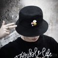 thumbnail image 4 of Sombrero de pescador de algodón para adultos de Snoopy Charlie Brown, sombrero de pescador de moda con dibujos animados para hombre y mujer, sombrero de verano con protección solar, gorra panamá, somb, 4 of 5