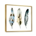 thumbnail image 3 of Designart 'Colourful Boho Art Feathers V' Bohemian & Eclectic Framed Canvas Wall Art Print, 3 of 5