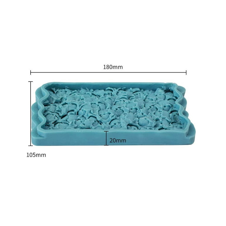 Silicone Mold for Rectangle Shaped Soap Jelly Pudding Candy