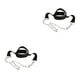 thumbnail image 3 of Wosthever Cabezas de nailon Entrenador de cuello Cabezas seguras Arnés para un entrenamiento eficaz Cabezas Ejercitador de arnés todo negro todo negro 2Conjunto, 3 of 6