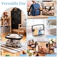 thumbnail image 4 of 4 Pack Clear PVC Makeup Bag, Waterproof TSA Approved Travel Toiletry Bag for Women Men, 4 of 8