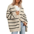 thumbnail image 1 of GHSDFBB Women's Cardigan 2023 Open Front Oversized Button Lightweight Sweaters V Neck Loose Cardigans Knit Outwear, 1 of 5