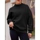 thumbnail image 5 of Sudaderas de Gran Tamaño para Mujer, Jersey de Cuello Alto, Sudaderas con Capucha de Larga, Tops, Conjuntos de Moda de Otoño, Ropa. Negro XXL, 5 of 8