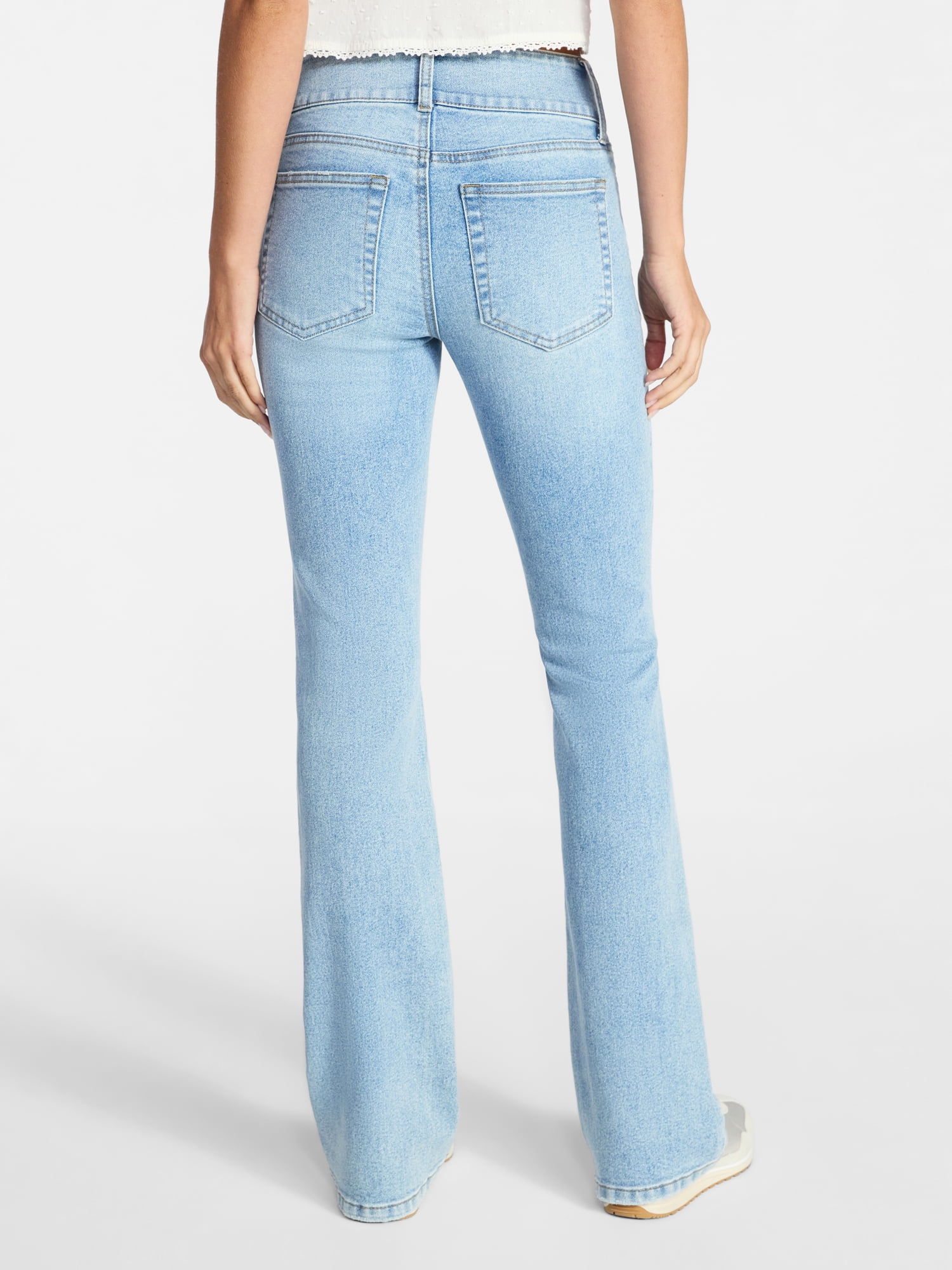 No Boundaries Pintuck Mini Bootcut Jeans, 32.5'' Inseam, Women's 00-20