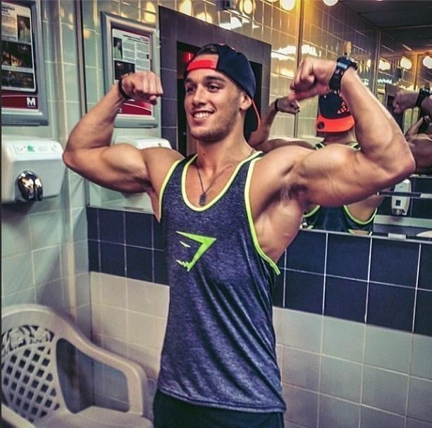 Retro muscle gym tinder