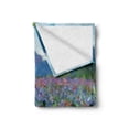 thumbnail image 2 of Art Soft Flannel Fleece Blanket, Rural Landscape with Bunch of Tulip Flower Spring Meadow Refreshing Botany Blurry Image, Cozy Plush for Indoor and Outdoor Use, 50" x 70", Multicolor, by Ambesonne, 2 of 6