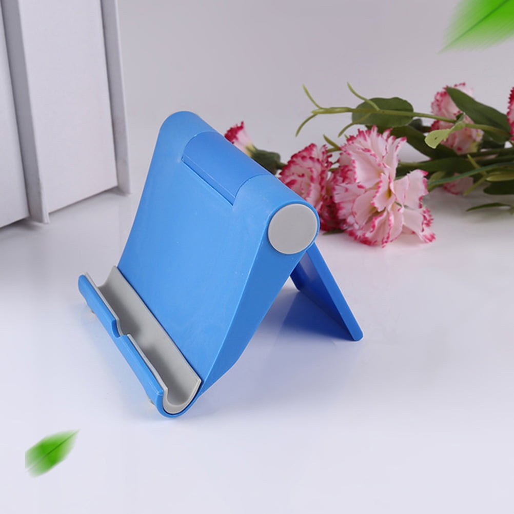 CTIRCHIU Universal Phone Stand Blue Durable Desk Holder for Smartphones and Tablets