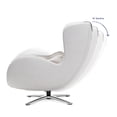 thumbnail image 3 of Nouhaus Heated Classic Massage Chair Full Body and Spot Massaging Recliner with Ottoman, Bluetooth Speaker, in-Chair Charger Elder White, 3 of 11