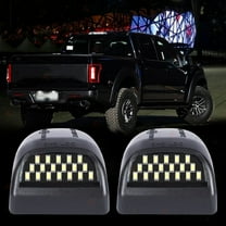 Bright White LED Tag License Plate Light Assembly Compatible with Chevy Silverado 1500 1999-2013