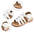 thumbnail image 5 of MEZZALL Girls Sandals Flower Bowknot Wedding Dress Shoes Toddler Kids Breathable Lightweight Casual Outdoor Play Shoes Everyday Wear Comfortable Summer Fall Footwear Comfort / 3.5-4 Years, 5 of 8
