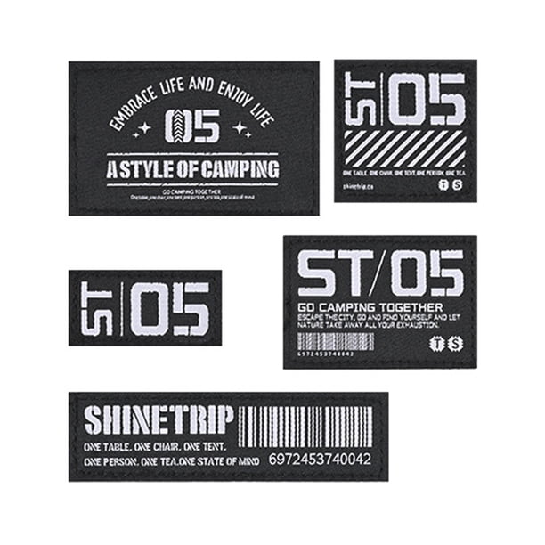 Bordado Parche Engranaje Campamento Insignia Chaleco Nylon Versátil Exquisito para Actividades Al Aire Libre