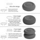 thumbnail image 5 of 6pcs Thumb Stick Grip Caps Non-Slip Handle Rocker Button Cap for Game Controller Accessories, 5 of 5