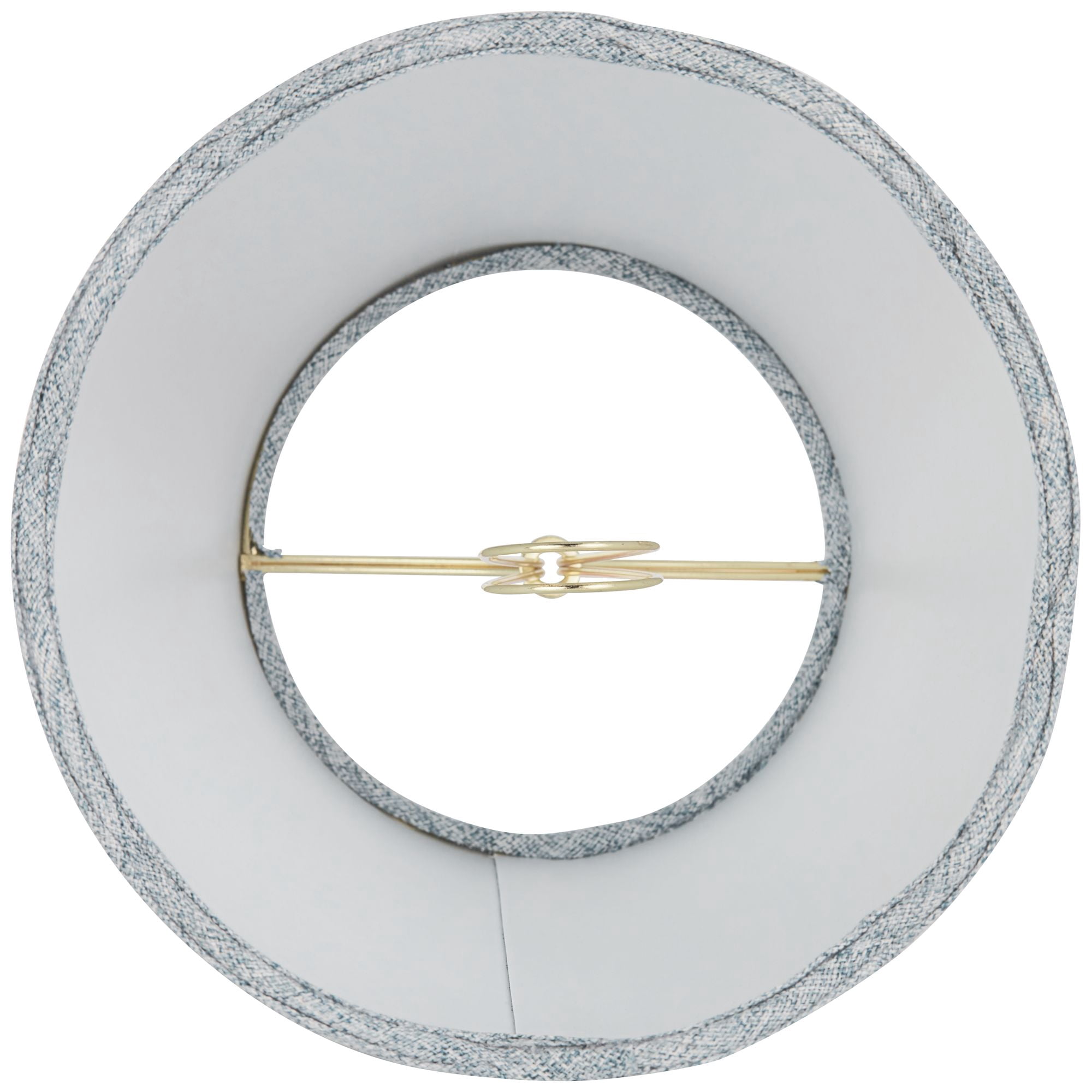 Springcrest Mylie Gray Scallop Empire Lamp Shade 4x6x5.5 (Clip-On)