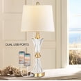 thumbnail image 5 of Touch Table Lamps 2Pack Bedside USB Dimmable,Bulbs Included, 5 of 7