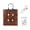 Brown A, variant on Staghorn Fern Wall Hanging Board for Living Spaces And Gardens Wooden Air Flowerpot Staghorn Hanging Installation Ideal for Stairs Corridors Terraces And More,30X24.5X2.3 cm,Brown A