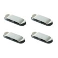 thumbnail image 2 of Koszal 4Pcs/Set Punch Free Wall Mount Power Plug Storage Rack Holder Cord Organizer, 2 of 7
