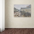 thumbnail image 3 of Trademark Fine Art "Place du Theatre Francais" 1898 Canvas Art by Camille Pissarro, 3 of 3