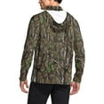 thumbnail image 5 of Qgtaibl UPF 50+ Long Sleeve Sun Shirt for Men 4X Quick Dry Fishing Hoodies with Integrated Face Mask Lightweight UV Protection Hiking Tee Tops (003 Camouflage), 5 of 9