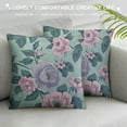 thumbnail image 3 of Chilfamy  Throw Pillow Covers, Soft and Cozy, Beautiful Flowers Square Cushion Covers Pillowcases for Sofa Living Room Bedroom Car, 3 of 5