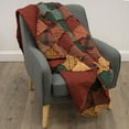 thumbnail image 4 of Donna Sharp Campfire Ragged Pieced Cotton Lodge Decorative Throw Blanket, 4 of 5