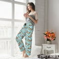 thumbnail image 5 of Pofeuu Cute Otters Print Women's Fashion Pajama Pants with Pockets Comfy Drawstring Sleep Lounge Bottoms-Large, 5 of 6