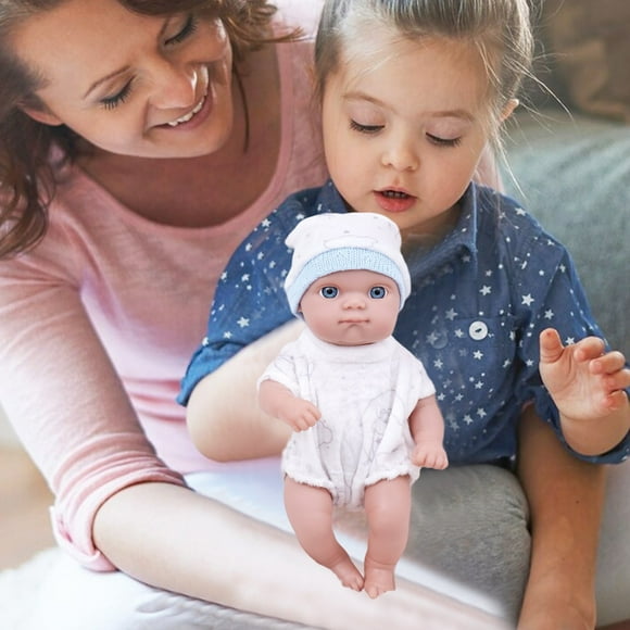 Enamel Doll 8-inch Mini Doll, Children's Toy, PVC+cloth Doll with Detachable Clothes, Easy to Carry Interactive Toys, Soft Body Dolls, Washable Toys, Good Gift for Christmas Holidays Birthdays