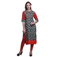 thumbnail image 1 of Bimba PrintedÂ&nbsp;KurtiÂ&nbsp;Summer Wear Kurta Straight Tunic Dresses For Women, 1 of 6