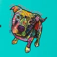 thumbnail image 2 of Dean Russo Some Angels Dog Lover Ladies Racerback Tank Top, Tahiti Blue, Medium, 2 of 6