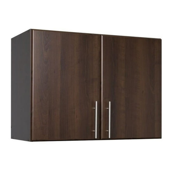 Hawthorne Collections 32" Stackable Wall Storage Cabinet in Espresso
