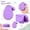 Purple, variant on Large Snowman Silicone Mold, Stereoscopic Cartoon Design, High-Capacity Bakeware for Holiday Treats and Soaps