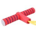 thumbnail image 4 of Pink Foam Pogo Jumper for Girls Taller Height Training, Resilient Fun Squeaker Jumping Toy Stick (24 x 20 in / 60.9 x 50.8 cm), 4 of 9