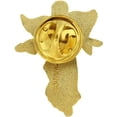 thumbnail image 3 of Antique Gold Angel with Flowing Dress Spiritual Lapel Pin, 3 of 3