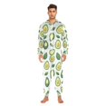 thumbnail image 3 of FORMRS Onesies Pajama for Adults Unisex Hoodie Winter Jumpsuit One Piece Sleepwear, Sizes S-2XL, Avocado, 3 of 7