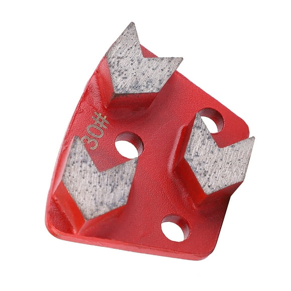 Trapezoid Floor Grinding Pad Disc #30 Grit Metal Scraper Effective Grinding Tools for Concrete Cement Paint Floors Leveling