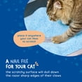 thumbnail image 5 of Kitty Cure Cat Scratching Manicure Strips, Scratch Liner for Litter Box, Furniture, or any Flat Surface, Nail File for Cats, 6 Peel & Stick Scratching Strips, 3 Pairs of Strips in Different Sizes, 5 of 7